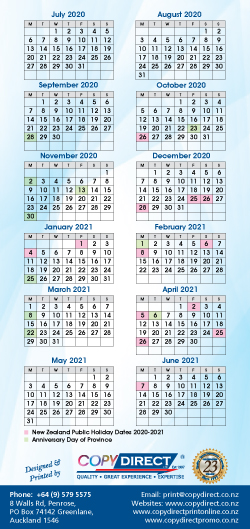 Fridge Magnet Calendar